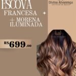 Escova Francesa +Morena iluminada