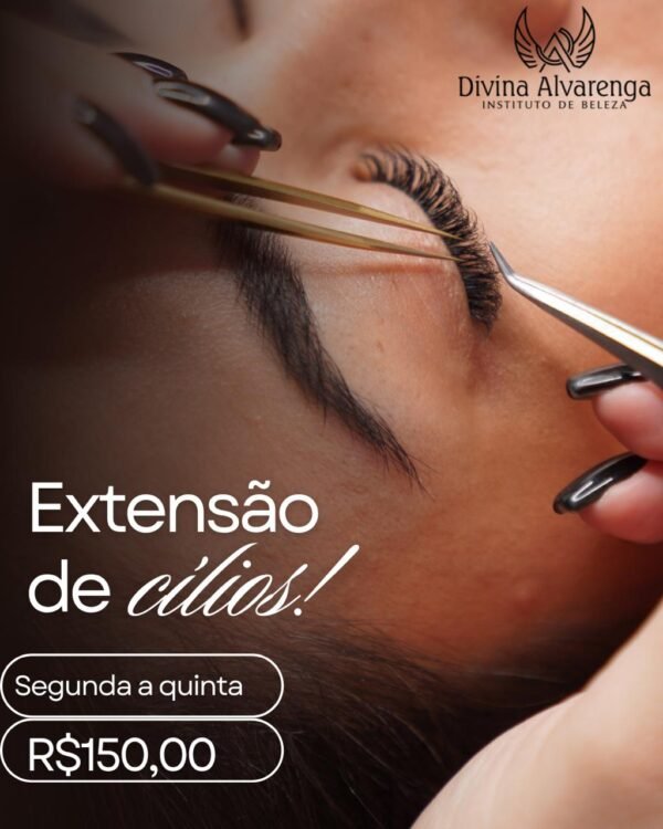 Extensão de cilios ( segunda a quinta feira)